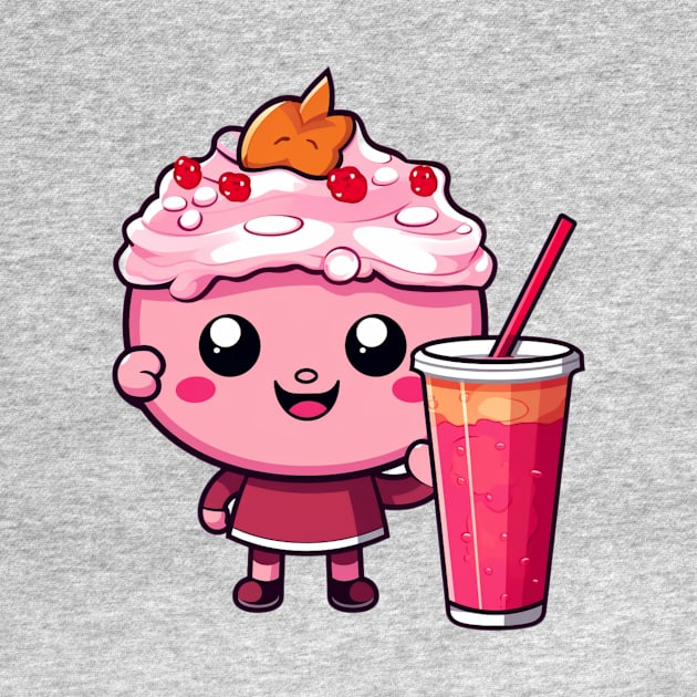 kawaii Ice cream  T-Shirt cute Candy food gilrl by nonagobich